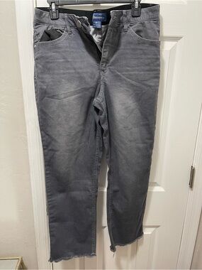 Democracy Charcoal Straight-Leg Jeans